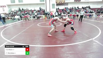 150 lbs Consi Of 8 #2 - Brenton Allain, Bridgewater-Raynham vs Talan Rondeau, Silver Lake