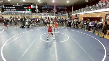 132 lbs Champ. Round 2 - Riley Mazza, Kalama vs Tegan Martin, Colville