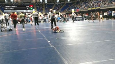 65 lbs Consy 5 - Charles Smith, Pennridge vs Cole Lebec, Mt. Lebanon