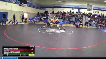 138 lbs Semifinal - Fabian Cisneros, Granger vs Israel Hernandez, Warden