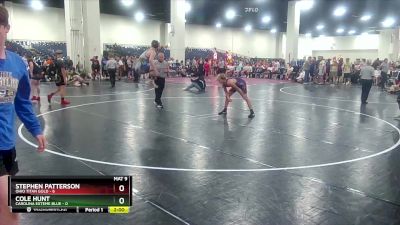 120 lbs Round 3 (6 Team) - Stephen Patterson, Ohio Titan Gold vs Cole Hunt, Carolina Exteme Blue