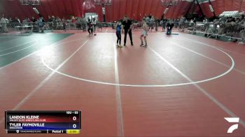 93 lbs Round 2 - Landon Kleine, Valley Elite Wrestling Club vs Tyler Faymoville, Wisconsin