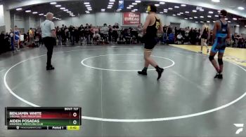 150 lbs Cons. Round 2 - Aiden Posadas, Dinwiddie Wrestling Club vs Benjamin White, Virginia Team Predators