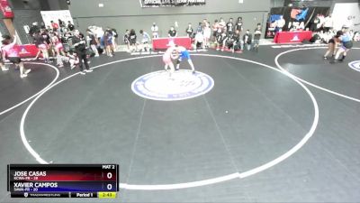 119 lbs Round 2 (10 Team) - Jose Casas, KCWA-FR vs Xavier Campos, SAWA-FR