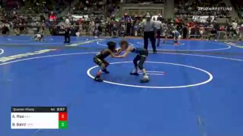 57 lbs Quarterfinal - Azyah Rice, Inland Elite Wrestling vs Bailey Baird, Topeka Blue Thunder