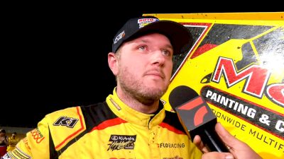 Brent Marks Reacts After Winning Kubota High Limit Midweek Finale At Lucas Oil