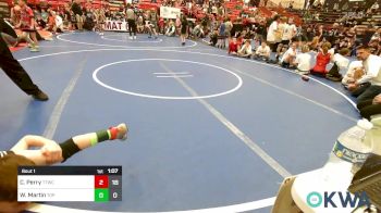 64 lbs Rr Rnd 1 - Colton Perry, Team Tulsa Wrestling Club vs Wesley Martin, Top Guns