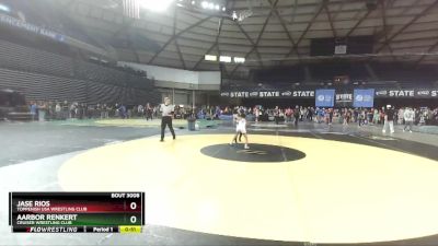 84 lbs Champ. Round 1 - Jase Rios, Toppenish USA Wrestling Club vs Aarbor Renkert, Cruiser Wrestling Club