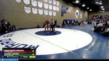 138 lbs Cons. Round 3 - Christopher Depalma, Newbury Park vs Dominic Lincioni, Arroyo Grande