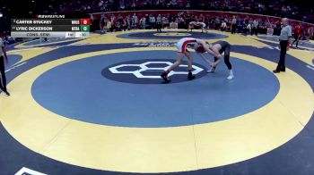 D2-120 lbs Cons. Semi - Carter Stuckey, Wauseon vs Lyric Dickerson, Miami Trace