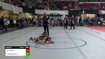 61 lbs Semifinal - Robert Harris, Helena Wrestling Club vs Parker Shelagowski, Fergus Wrestling Club