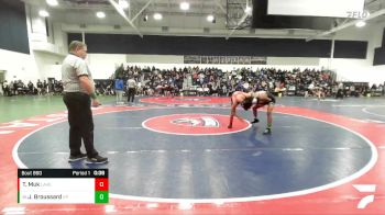 132 lbs Cons. Round 3 - Jaden Broussard, Villa Park vs Tyler Muk, Lakewood