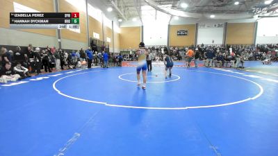 126 lbs Quarterfinal - Casey Pietroniro, Plymouth vs Adelina Tate, Ellis Tech