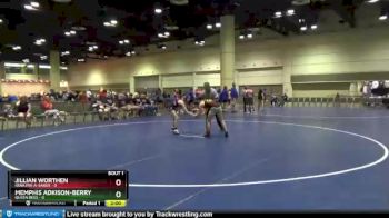 100 lbs Round 1 (10 Team) - Jillian Worthen, Iowa Pin-A-Sarus vs Memphis Adkison-Berry, Queen Bees