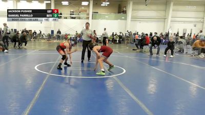 100 lbs Consi Of 16 #2 - Jackson Pushee, Goffstown vs Samuel Parrillo, Mayo Quanchi WC