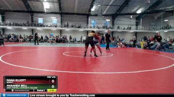 191 lbs Round 1 - Maranda Bell, Iowa Central Community College vs Ivana Elliott, Quincy