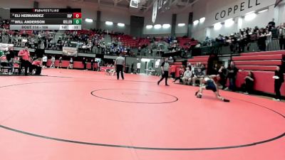 106 lbs Cons. Round 1 - Will Anderson, Keller vs Eli Hernandez, South Grand Prairie