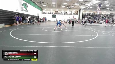 120 lbs Cons. Round 2 - Gavin Shelton, Victory vs Rocco Lanzisero, Blue Valley Wrestling