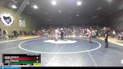 285 lbs 1st Place Match - Jose Morales, Lemoore vs Adam Stanley, Bakersfield