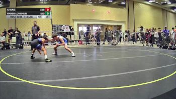 113 lbs Consi Of 8 #1 - Cj Saiz, Stout Wr Ac vs Ryder Loughlin, Golden Backs MRTC
