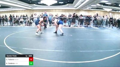 191 lbs Quarterfinal - Charlie Falomir, Newport Harbor HS vs Kailee Cadena, Lion Of Judah Wr Ac