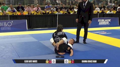 Gianna Grace Nam vs Elsie Kate White 2025 Pan Kids Jiu-Jitsu IBJJF Championship