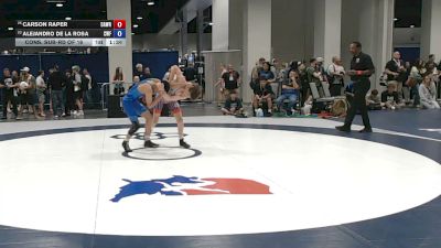 51 kg Cons. Sub-rd Of 16 - Carson Raper, Darkhorse Wrestling vs Alejandro De La Rosa, Cyclones Wrestling & Fitness