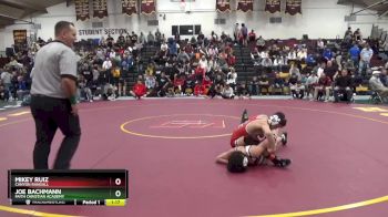 120 lbs Quarterfinal - Joe Bachmann, Faith Christian Academy vs Mikey Ruiz, Canyon Randall