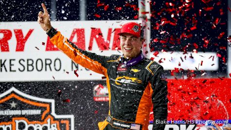 Caden Kvapil Reacts After Scoring First CARS Tour LMSC Win At North Wilkesboro