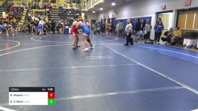 235 lbs Quarterfinal - Nevaeh Mason, Parkersburg-WV vs Ravyn Cameron-Botti, Connellsville