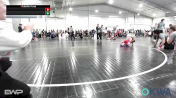 45 lbs Round Of 16 - Gideon Fox, Locust Grove Youth Wrestling vs Kennedy Luker, Fort Gibson Youth Wrestling