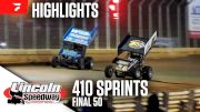 Highlights | 2025 Final 50 at Lincoln Speedway
