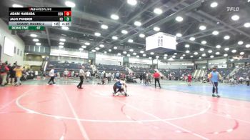 165 lbs Champ. Round 3 - Adam Hamada, Reinhardt University (GA) vs Jack Ponder, Shorter