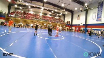 98 lbs Rr Rnd 3 - Rushton Cole, Fort Gibson Youth Wrestling vs Owen Koss, Raw Wrestling Club