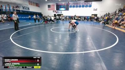 150 lbs Quarterfinal - Lance Streifel, Thunder Basin vs Kash Lenzen, Douglas