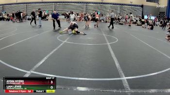 130 lbs Round 5 (8 Team) - Aydin Myers, FCA Hurricanes vs Liam Lewis, Hanover Hawkeye