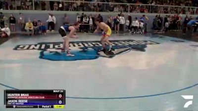 160 lbs Round 1 - Hunter Bras, Soldotna Whalers Wrestling Club vs Jason Reese, Mat-Su Matmen