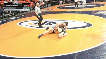 1A 165 lbs Cons. Round 2 - Lucas Hetman, Manteno vs Abram Davidson, Tolono (Unity)