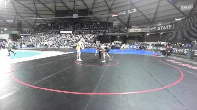 Boys 2A 144 lbs Cons. Round 2 - Riley Downs, Sequim vs Lewis Allen, W. F. West