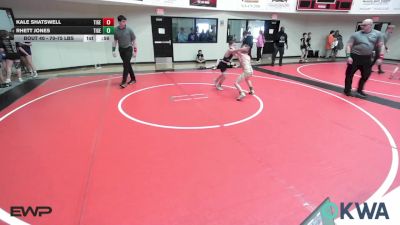 70-75 lbs Rr Rnd 5 - Kale Shatswell, Tiger Trained Wrestling vs Rhett Jones, Tiger Trained Wrestling