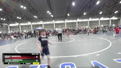 62B 3rd Place Match - Kenny Barkdoll, Suples vs Taiven Crnkovich, Hawk Wrestling Club