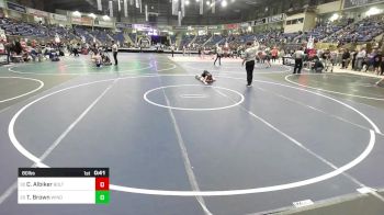 80 lbs Consi Of 16 #1 - Chance Albiker, Boltz vs Tanner Brown, Windsor