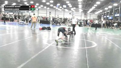 106 lbs Consi Of 16 #1 - Alexander Moody, NC vs Brandon Llanos, CT