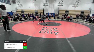 145 lbs Final - David Khodzhaev, Tottenville-PSAL vs Leo Tansey, Collegiate School-NY