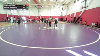 197 lbs Cons. Round 2 - DeShawn Cobbs, Utah Tech University vs William Fulgentes, Moorpark CCC