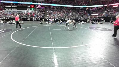144 lbs 1st Place Match - Ethan Immel, Kewaskum vs Dylan Weigel, Belmont/Platteville