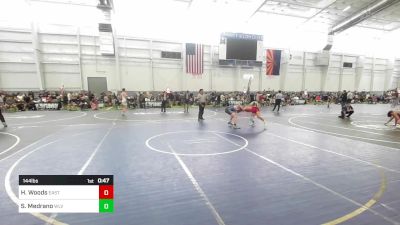 144 lbs Consi Of 4 - Henry Woods, East Valley WC vs Santiago Medrano, Wlv Jr Wrestling