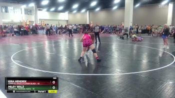 155 lbs Round 1 (8 Team) - Kira Hendrix, Charlies Angels Florida Black vs Miley Walz, Team Iowa Mermaid Mafia