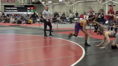 141 lbs Cons. Round 2 - Tylor Stubbs, Williams College vs Ryan Kozdra, Springfield