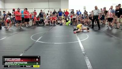 64 lbs Round 1 (4 Team) - Wyatt Eastman, U2 Journeymen Uprising vs Jackson Strittmatter, Buffalo Valley WC